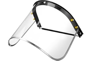 CONGARTENO Clear Visor Protective Facial Shield for Hard Hat Anti-fog Transparent for Welding Gear Construction