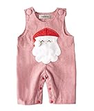 StylesILove Christmas Red Baby Boy Polka Dot Santa Holiday Romper