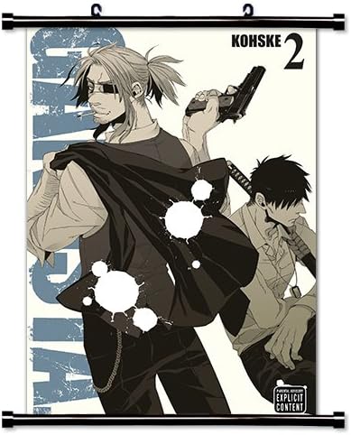 Gangsta Anime Manga Fabric Wall Scroll Poster (16" x 23") Inches [ACT] Gangsta- 6