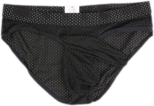 AOQIANG Mens Underwear Breathabl Hole Long Separate Pouch Boxer Breifs Undies