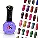 WAWO Nail Art Brushes- Professional Nail Art Brushes- Sable Nail Art Brush Pen, Detailer, Liner