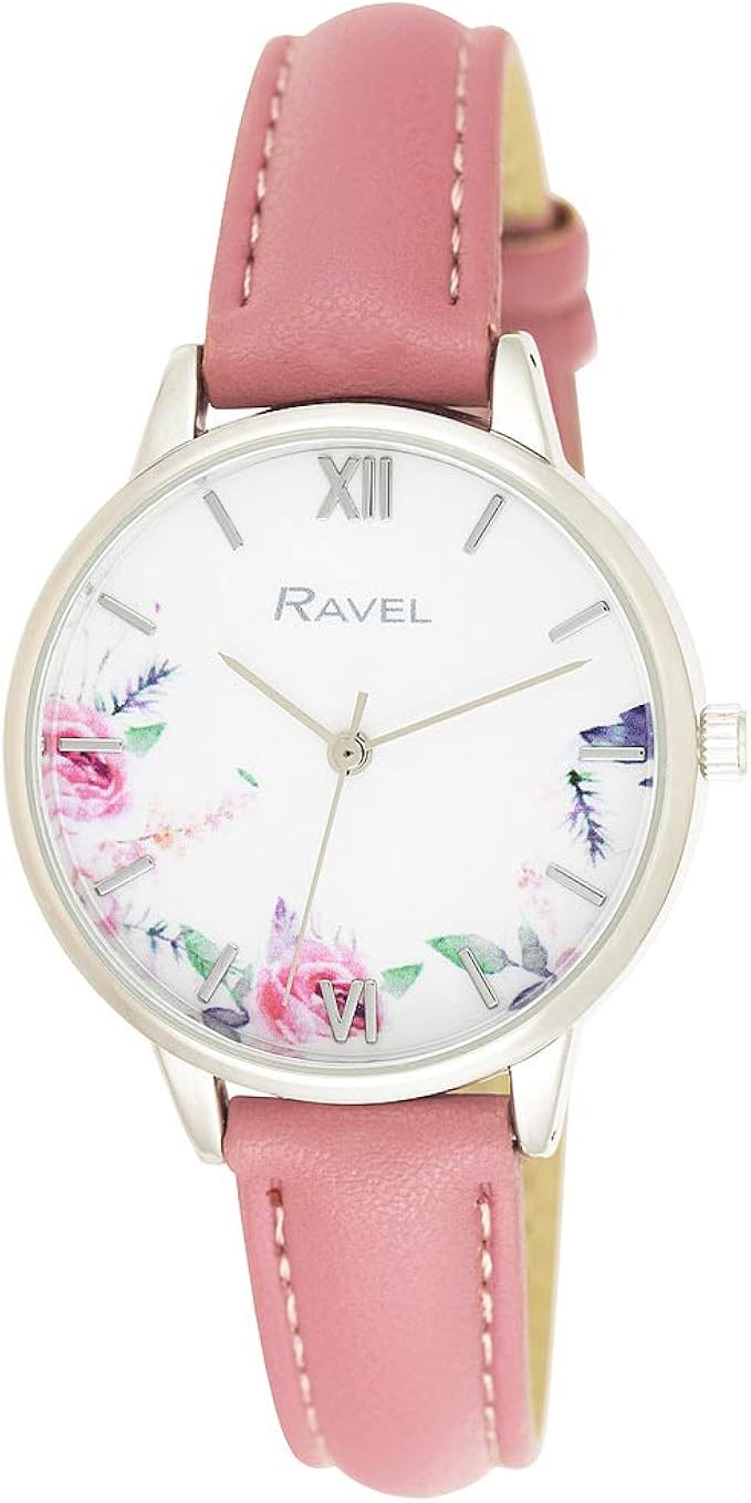 RAVEL Womens Analogue Classic Quartz Watch with PU Strap RF001.05