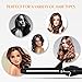 PARWIN BEAUTY Curling Iron 1 Inch Wand with Tourmaline Ceramic Coating, Hair Curling Iron with Anti-scalding Insulated Tip, Ionic Hair Curler for All Types of Hair, 25mm Barrel