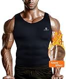 AGROSTE Men Waist Trainer Vest for Weightloss Hot Neoprene Corset Body Shaper Zipper/No Zipper Sauna Tank Top Workout Shirt