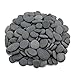 Royal Ram Flat Mexican Beach Pebbles - 3 Pounds Medium Size 1/2
