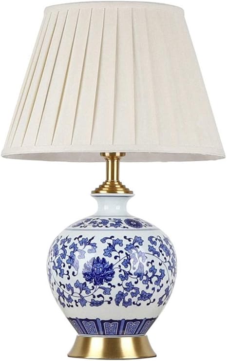WFL-Schreibtischlampe Tischlampen for Schlafzimmer Keramik Retro