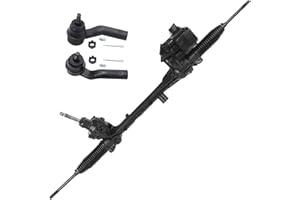 Detroit Axle - Rack & Pinion Kit for 2012-2018 Ford Focus 2013-2018 Escape C-Max, 1 Complete Electric Power Steering Rack and Pinion, 2 Outer Tie Rods 2014 2015 2016 2017 Replacement