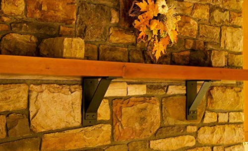 One 4" WIDE!! Metal Mantel Bracket, 8"x10" Shelf Bracket, Countertop Overhang, Corbel, Heavy Duty, Decorative, Fireplace, Free Shipping
