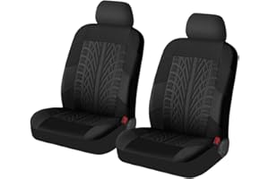 TSUGAMI 2PCS Car Seat Covers for Front Seats, Breathable Waterproof Polyester Auto Seat Protectors, Universal Vehicle Split C