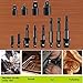 12pcs Drill Socket Adapter and Reducer Set, Extension Set Turns Power Drill Into High Speed Nut Driver. 1/4