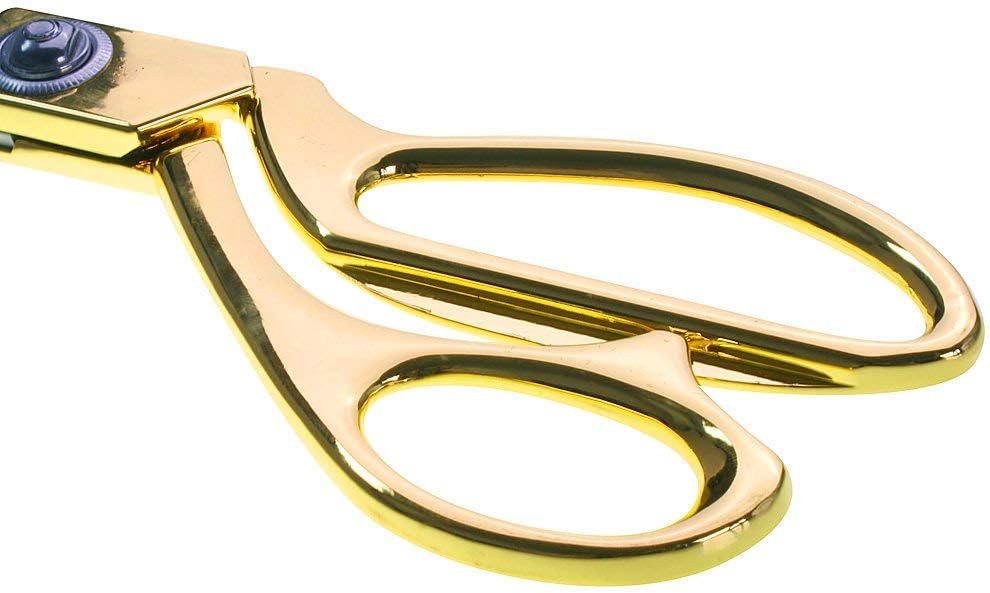 10.5 inch Fabric Tailors Scissors Gold Stainless Steel Sharp Dressmaker Scissors Strong Long Large Kitchen Heavy Duty Multi Purpose Shears for Sewing Craft Kitchen Office Paper Carboard Adult - Image 5