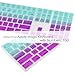 TOP CASE - Faded Ombre Ultra Thin Silicone Soft Keyboard Cover Skin Compatible with Apple Magic Keyboard with Numeric Keypad Model: MQ052LL/A A1843 (US Layout, 2017 Released) - Hot Blue & Deep Purple