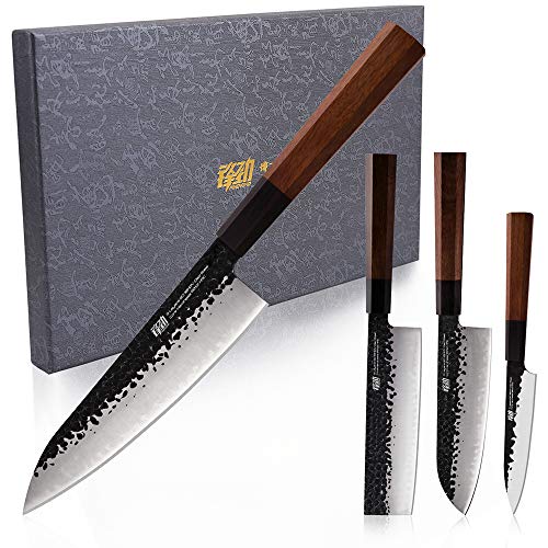 FINDKING Dynasty Series Kitchen Knives, 9Cr18MoV High Carbon Steel