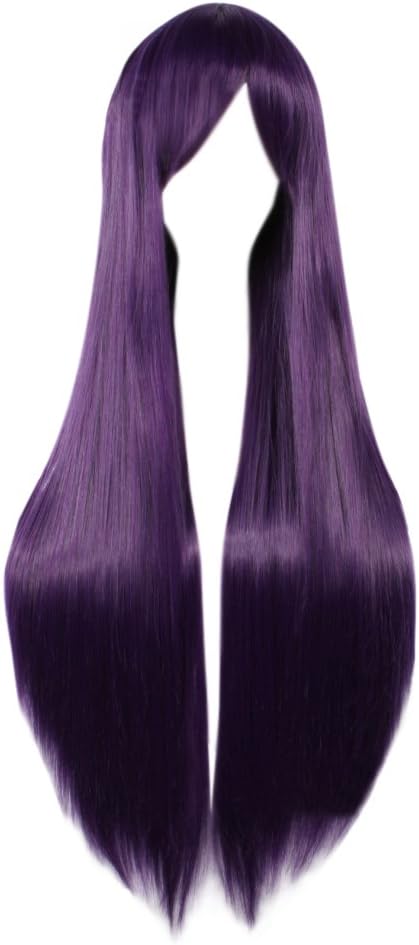 DAZCOS Sailor Mars Hino Rei Straight Purple Cosplay Wig