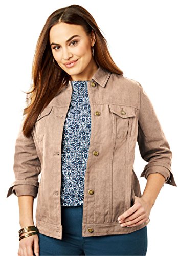 women's plus size denim vests