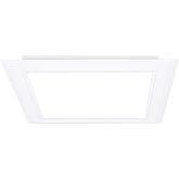 Hongerla (OD 9.84" / ID 8.66") 15W Square LED Recessed Ceiling Light LED Downlight 130 Watt Equivalent 1400 Lumens 6000K Cool White with Open Trim,1Pack