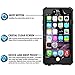 PunkCase Waterproof Case W/Built in Screen Protector [StudStar Seriies] Thin, Protective & QI Wireless Charging IP68 Certified Cover for iPhone 6/6s [Black]