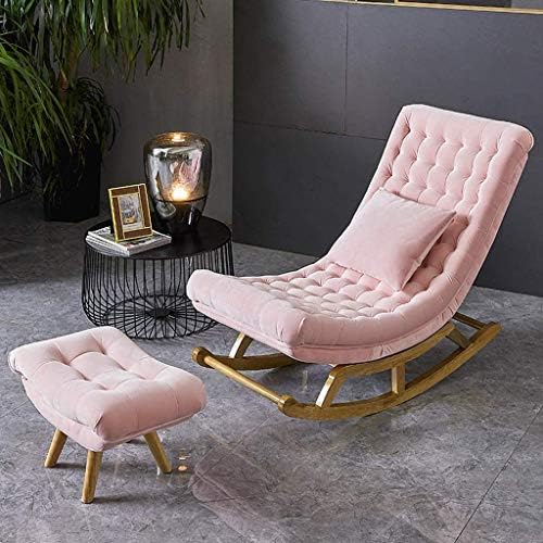 ロッキングチェア 北欧 ロッキング リクライニングチェア 読書椅子寝室リビングルームバルコニーテラスサンラウンジャーレジャー背もたれチェア妊娠中の女性のリクライニングチェア カラー B G Kishimi Com