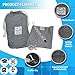 Baby wrap carrier for plus size moms-breathable organic baby wrap bundle, baby shower registry grey