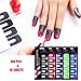 BEAUTYBIGBANG Plastic Nail Polish Protector - 10 Sheets 100 Piece Disposable Peel Off Sticker U-Shape Tape for Nail Art Painting Stamping Manicure Tool