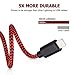 iPhone Charger Cable Xcords Lightning Cable 5Pack 6ft Nylon Braided Syncing and Charging Cord Compatible with iPhone 8/8PLUS/X/7/7 plus/SE/5/6/6s/Plus/iPad Mini/Air/Pro