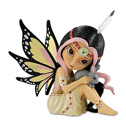 Jasmine Becket-Griffith Silverfoot, the Spirit of Swiftness Bunny And Fairy Fantasy Art Figurine by The Hamilton Collection