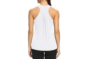 Bestisun Workout Tops for Women Loose fit Racerback Tank Tops Yoga Running Shirts Dance Tops