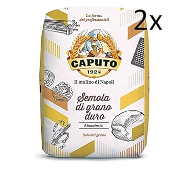 Caputo - Hartweizengrieß - Semola di grano duro rimacinata (2 x 1 kg)