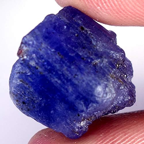 ATOZ SHOPPING 24.30Cts. Natural Royal Blue Tanzanite Rock Rough Cabochon Fine Loose Gemstones