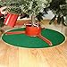 ABOAT 30 inches Red and Green Reversible Christmas Tree Stand Mat Accessory for Floor Protection and Holiday Party Decoration