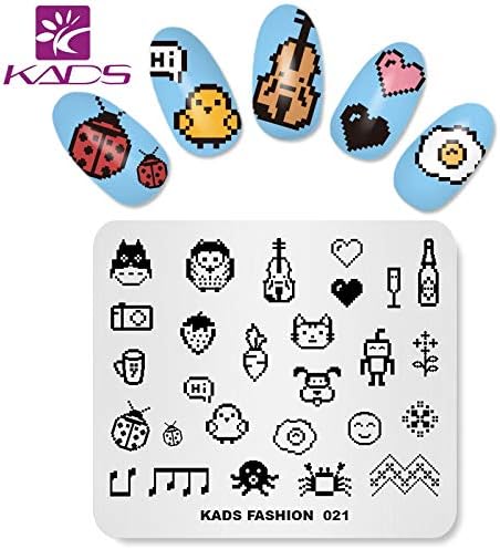 Kads ネイルスタンププレート ネイルステンシル 業界no 1 Fa021 ネイルイメージプレート ファッションスタイル