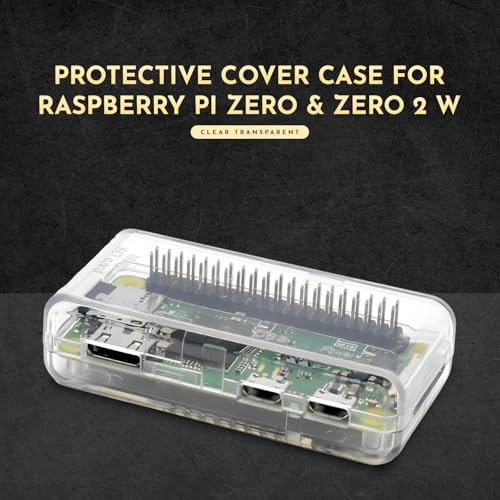 SB Premium Clear Case for Raspberry Pi Zero and Raspberry Pi Zero W Open Closed 2 in 1 Access to All Ports