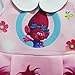 ZHBNN Trolls Little Girls Printed Princess Dress Cartoon Party Dress (Pink,100/2-3Y)