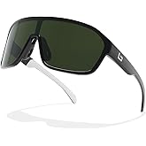 B.N.U.S Polarized Cycling Sunglasses for Men Women - Nano-Coated TR90 Frame, UV400 Protection, Unibody Lens Design