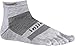 Injinji 2.0 Men's Run Lightweight Mini Crew Toesocks, Gray, Large