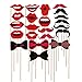 PBPBOX Bachelorette Photo Booth Props 61 Piece Party Accessories Girls Night Out Game