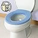 Soft n Comfy Cloth Toilet Seat Cover, Washable