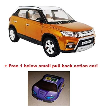 Online Collections Brezza Car Toy for Kids (Orange)