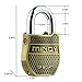 Mindy Heavy Duty Padlock with Keys Fashion Look Security Lock, A8-50