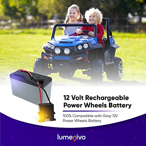 lumenivo Replacement for Power Wheels Rechargeable 12 Volt Battery