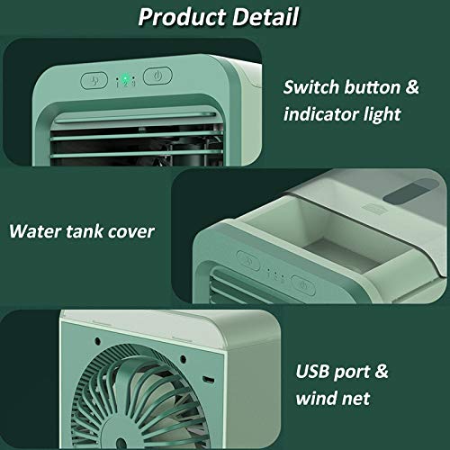 2021 Rechageable WaterCooled Air Conditioner Portable Desktop
