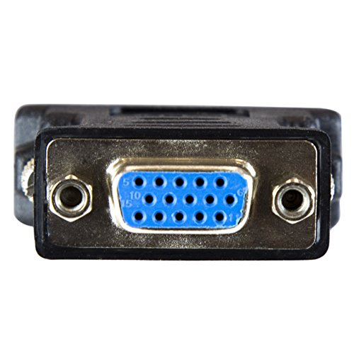 StarTech.com DVI to VGA Cable Adapter - Black - M/F - DVI-I to VGA Converter Adapter - Thumbnail 3