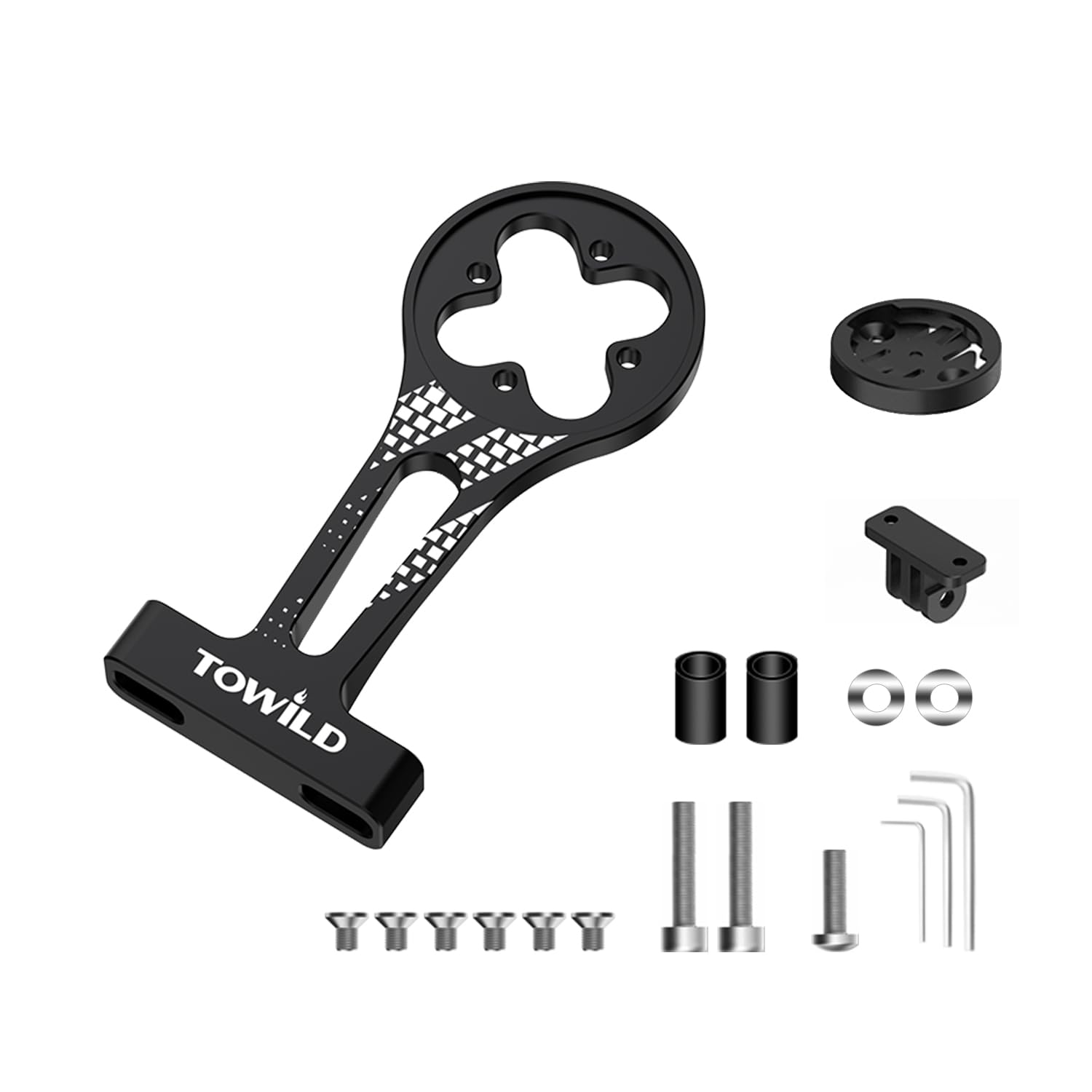 Garmin Mount Garmin out front Mount - Bike Computer Mount for XOSS iGPSPORT Meilan Magene CYCPLUS Garmin Edge Mount GPS Garmin Mount MTB Bike Handlebar Holder for Bike Cycling Computer (AS80)