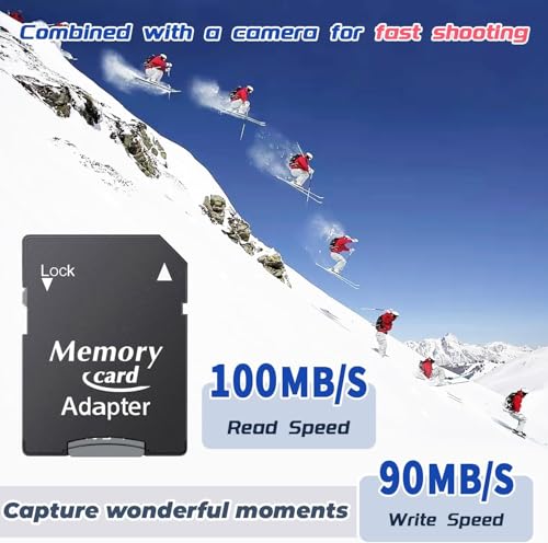 MicroSDXC MicroSD Card 512GB with Adapter,Full HD & 4K UHD Card Class10 U3 High Speed for Camera/Phone/Tachograph,Tablet and Drones