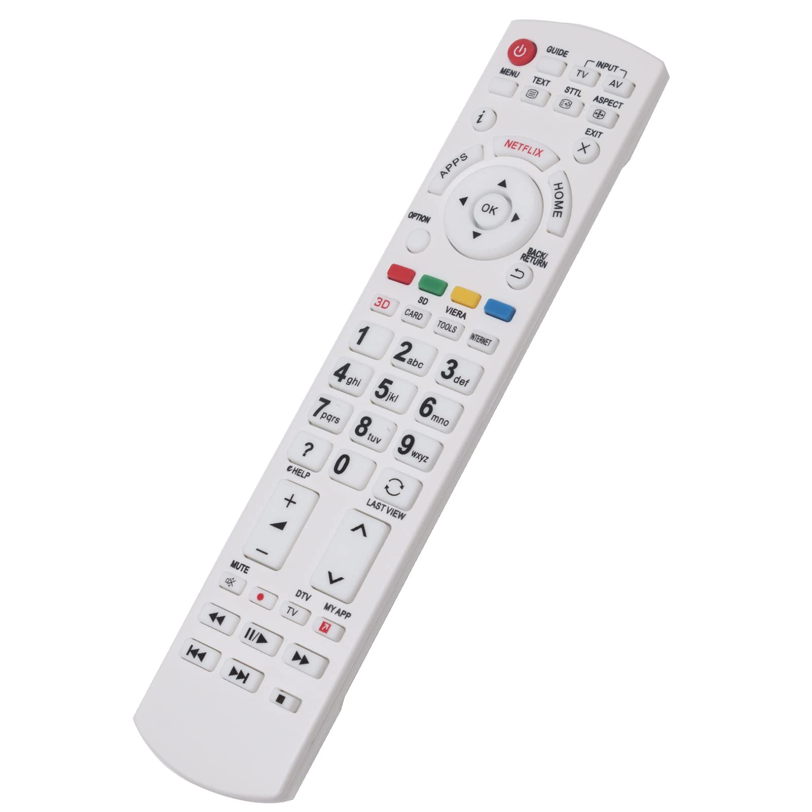 N2QAYB000842 N2QAYB001009 Replacement Remote Fit for Panasonic LCD TV L42FT60Y TX-L42FTW60 TX-L47DT60E TX-L47DT60Y TX-L47DT65B TX-L47DTW60 TX-L47FT60B TX-L47FT60E TX-L47FT60Y TX-L47FTW60