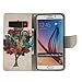 DRUnKQUEEn S6 Edge Plus Case, PU Leather Credit Card Holder Case Stand Feature Wallet Type Flip Folio Cover - for G928 Samsung Galaxy S6 Edge+ Plus
