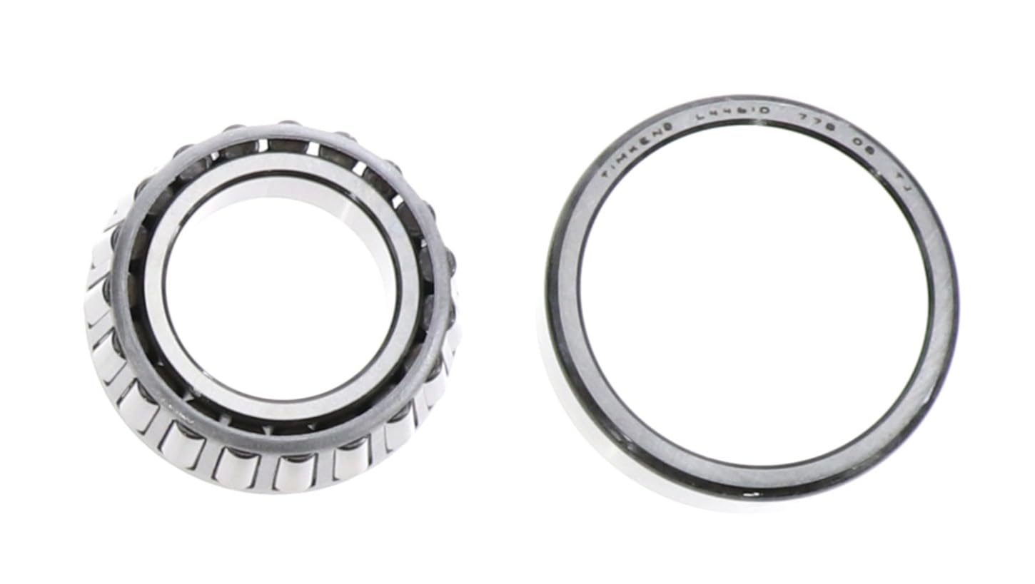 Photo 1 of Timken SET4 L44649/L44610 Tapered Roller Bearing Cone and Cup Set, Steel, Inch, 1.0625" ID, 1.9800" OD, 0.560" Cup Width