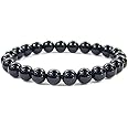 DCE Authentic Black Tourmaline Bracelet - Protective Shield To Negative Energies - Natural Handmade Gemstone Reiki Healing Super Power Crystal Stone unisex By DAZZLING CRYSTAL EXPORTS