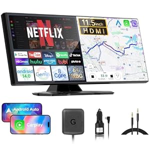 VANBAR ディスプレイオーディオ 11.5インチ 大画面 Android 14 【6GB+128GB 8コア】 Google Gemini AI搭載