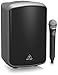 Behringer EUROPORT MPA100BT All-In-One Portable 100 Watt Speaker with Wireless Microphone, Bluetooth Connectivity and Battery Operation